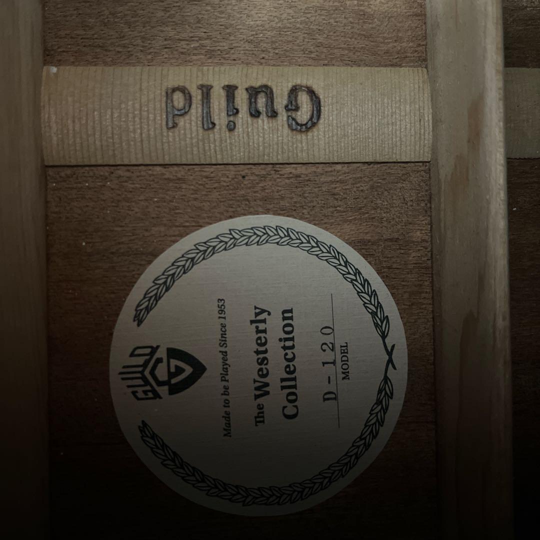 Guild アコースティックギター D-120 ハードケース付き　弦張替え済