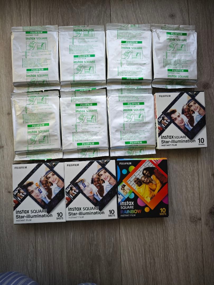 動作確認済 FUJIFILM instax SQ20＋フィルム11箱＋SDカード