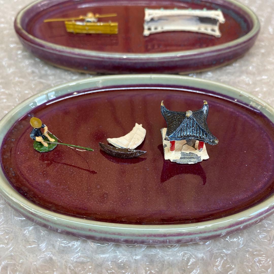 盆石　モチーフ　伝統工芸品　盆栽盆皿　 盆栽 盆石 鑑賞石 天然石 小品