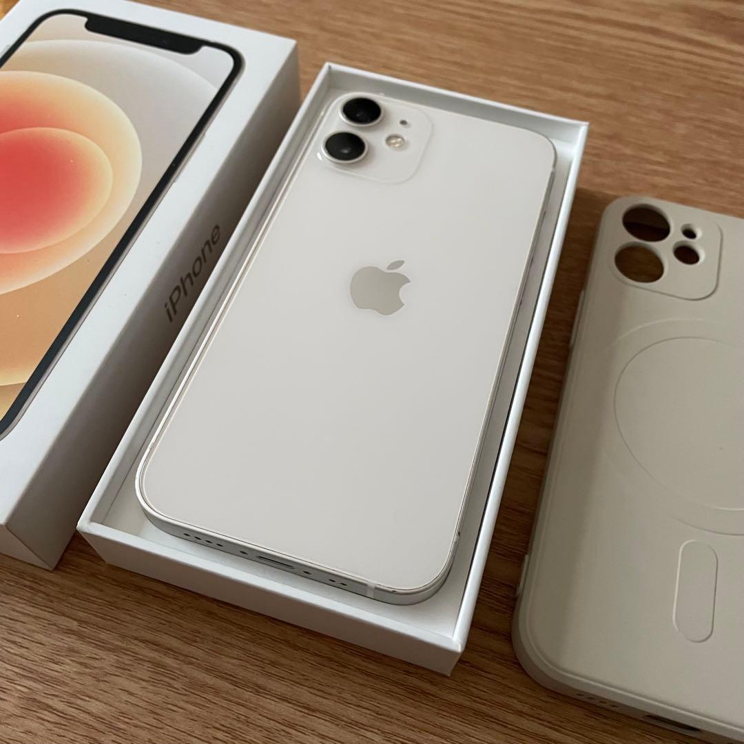 iPhone12mini 本体 64GB スターライト ☆付属品・箱・おまけ付き