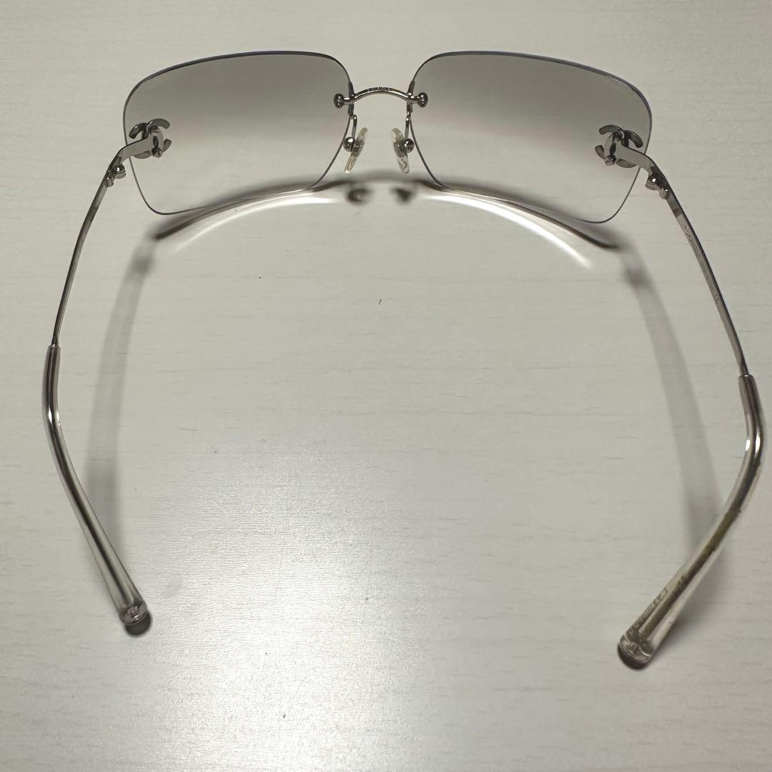 美品 CHANEL シャネル リムレスサングラス 美品 ココマーク