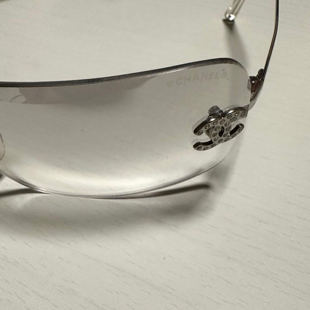 美品 CHANEL シャネル リムレスサングラス 美品 ココマーク