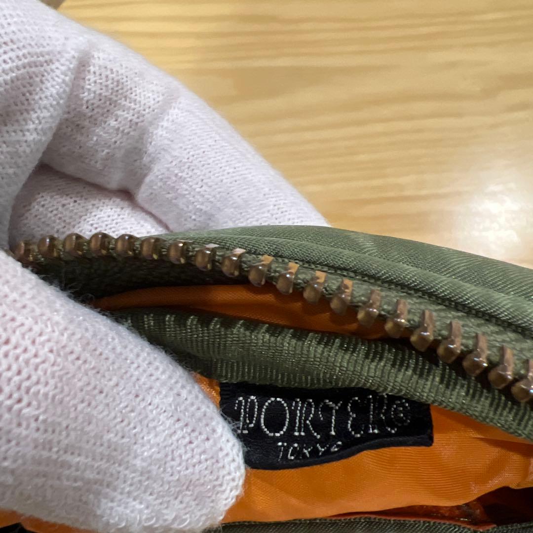 【美品】 PORTER TANKER ショルダーバッグ グリーン