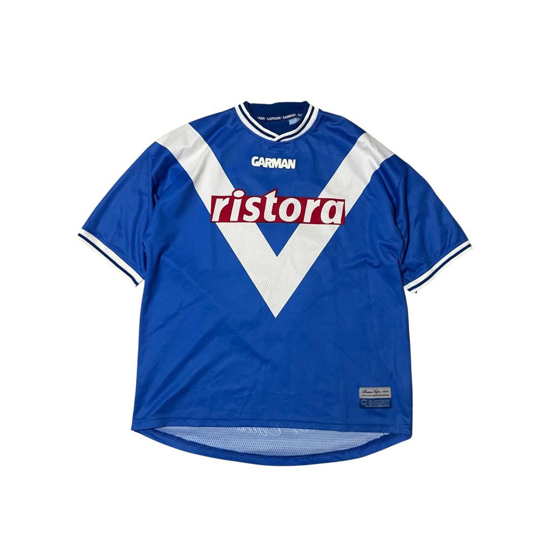 バッジョユニフォームブレシアGARMANセリエAヴィンテージサッカー代表XL