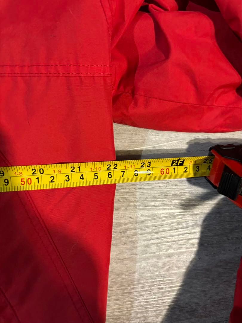 241 USA製 Patagonia フリースライナーグレー×レッド Lサイズ相