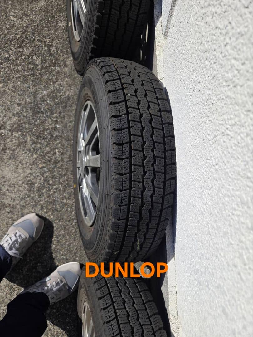 取引B 軽スタッドレス 145/80R12ダンロップWM SV01ホイール付２本