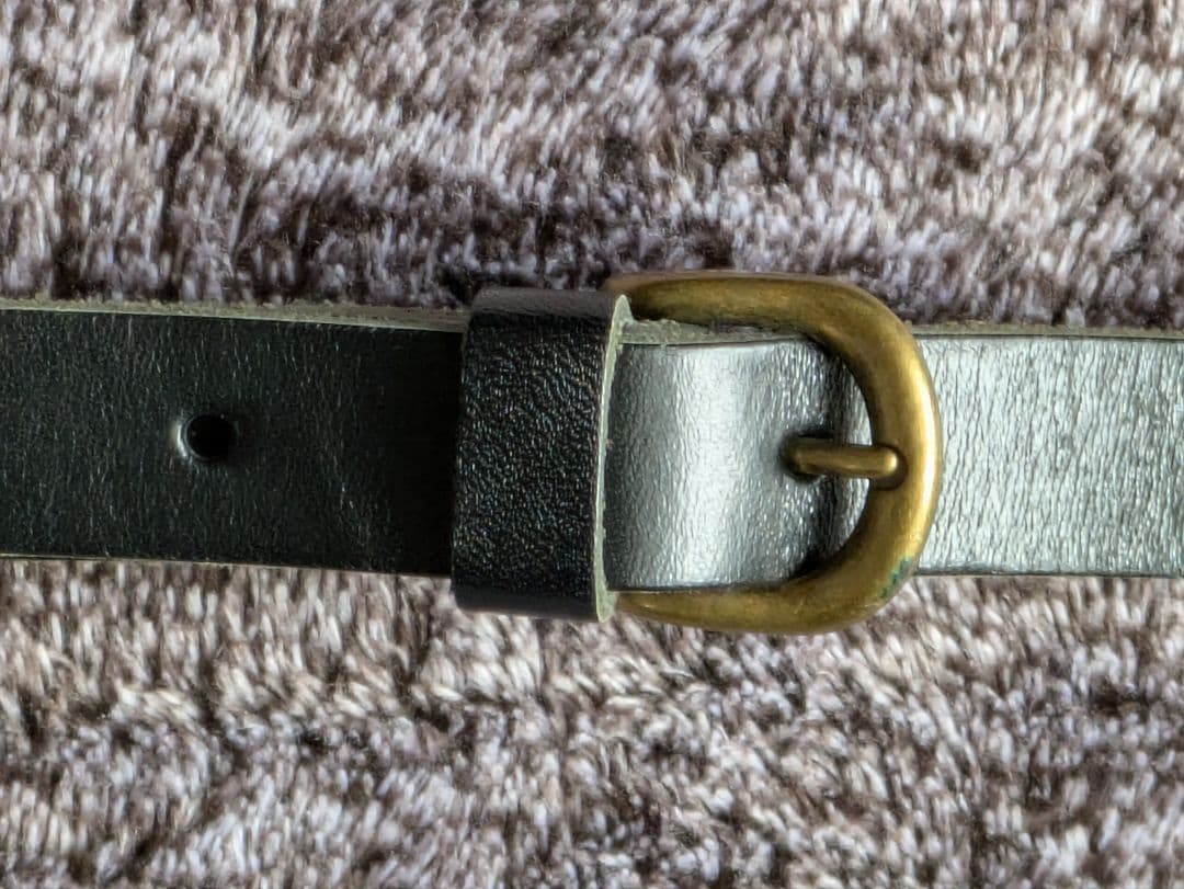 CLEDRAN 　丸型　2WAY ブラック レザー ショルダーバッグ