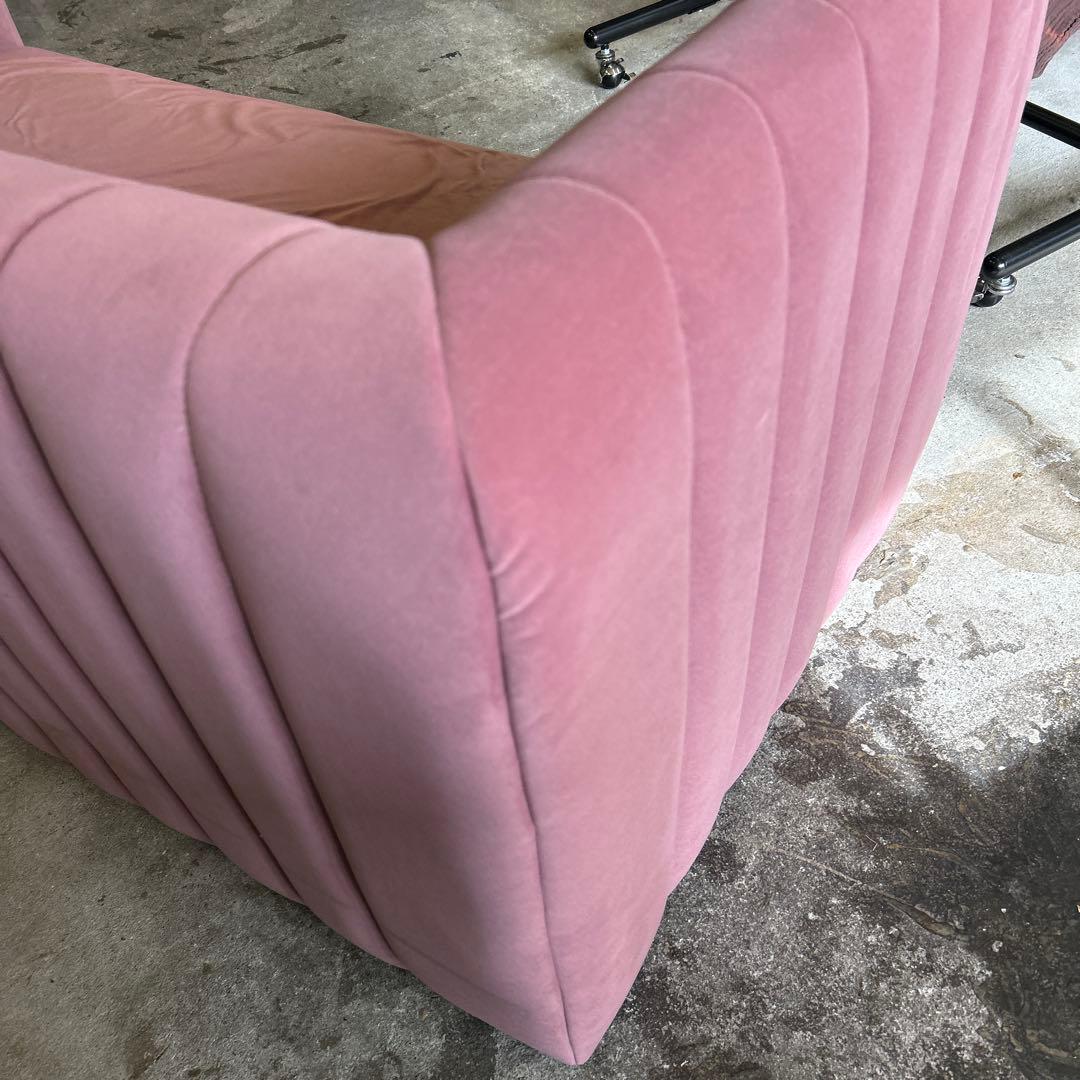 Francfrancシュエット ソファ 2S ピンク