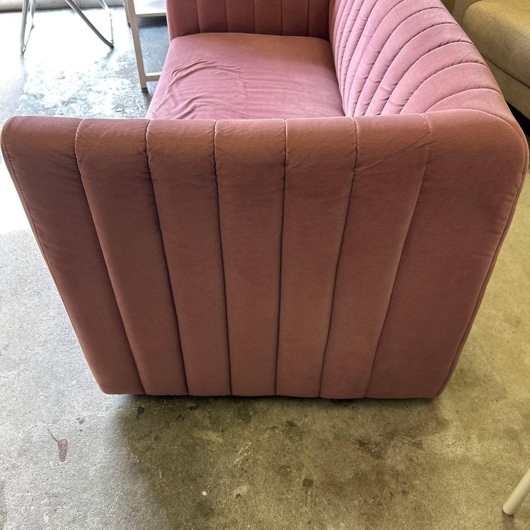 Francfrancシュエット ソファ 2S ピンク