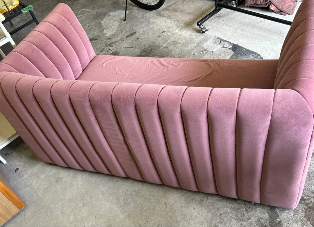 Francfrancシュエット ソファ 2S ピンク