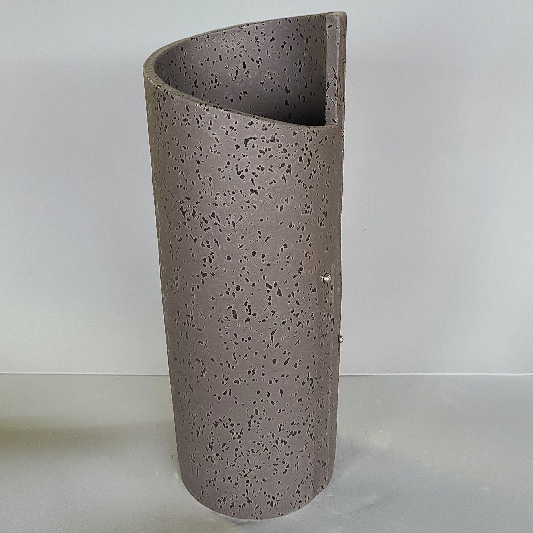 信楽焼スリム傘立て スパイラル 高さ５７cm