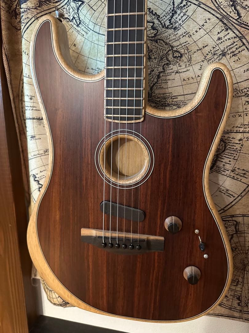 ギター Fender American Acoustasonic Cocobolo