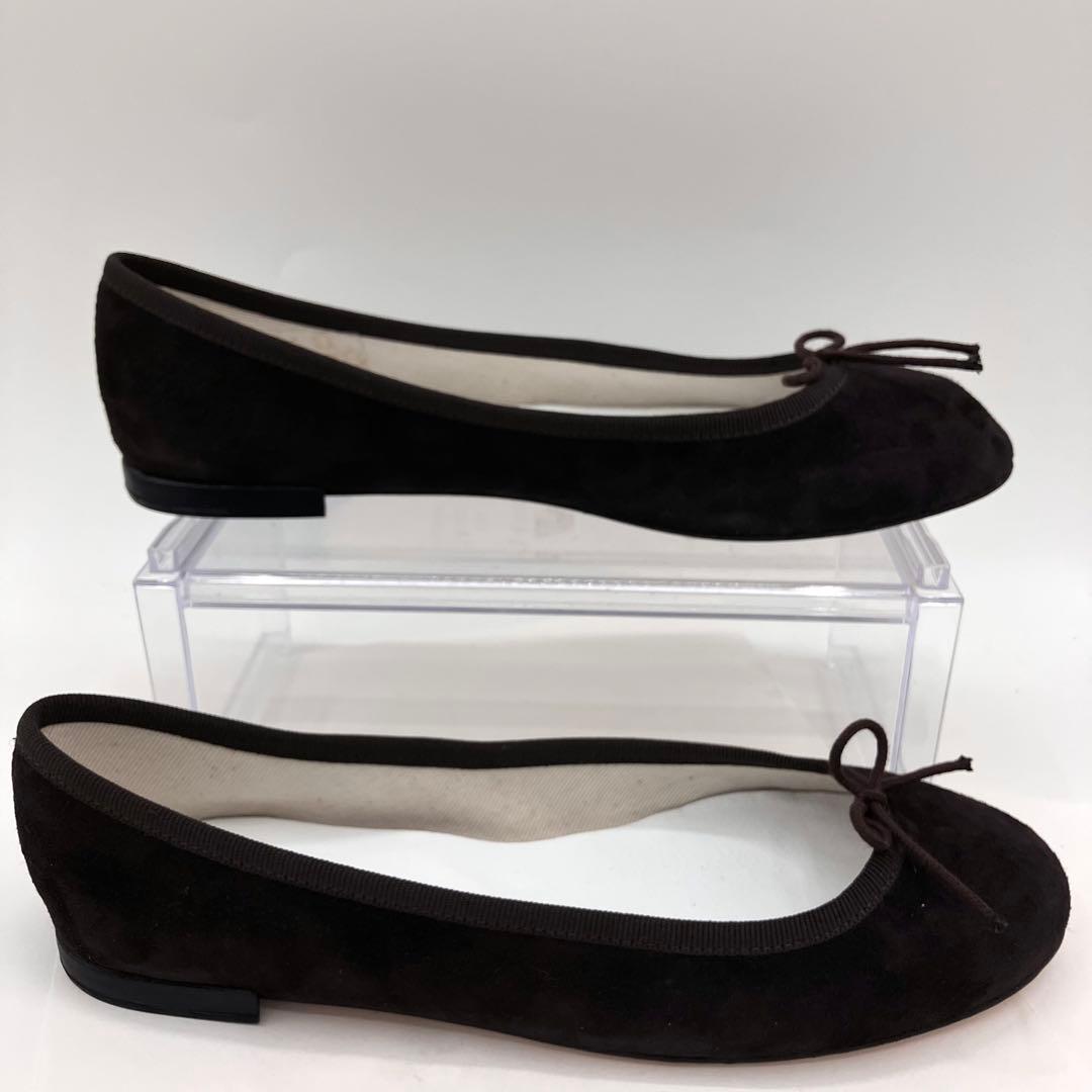 レペット　フラット　パンプス　サンドリオン　23cm スエード　リボン