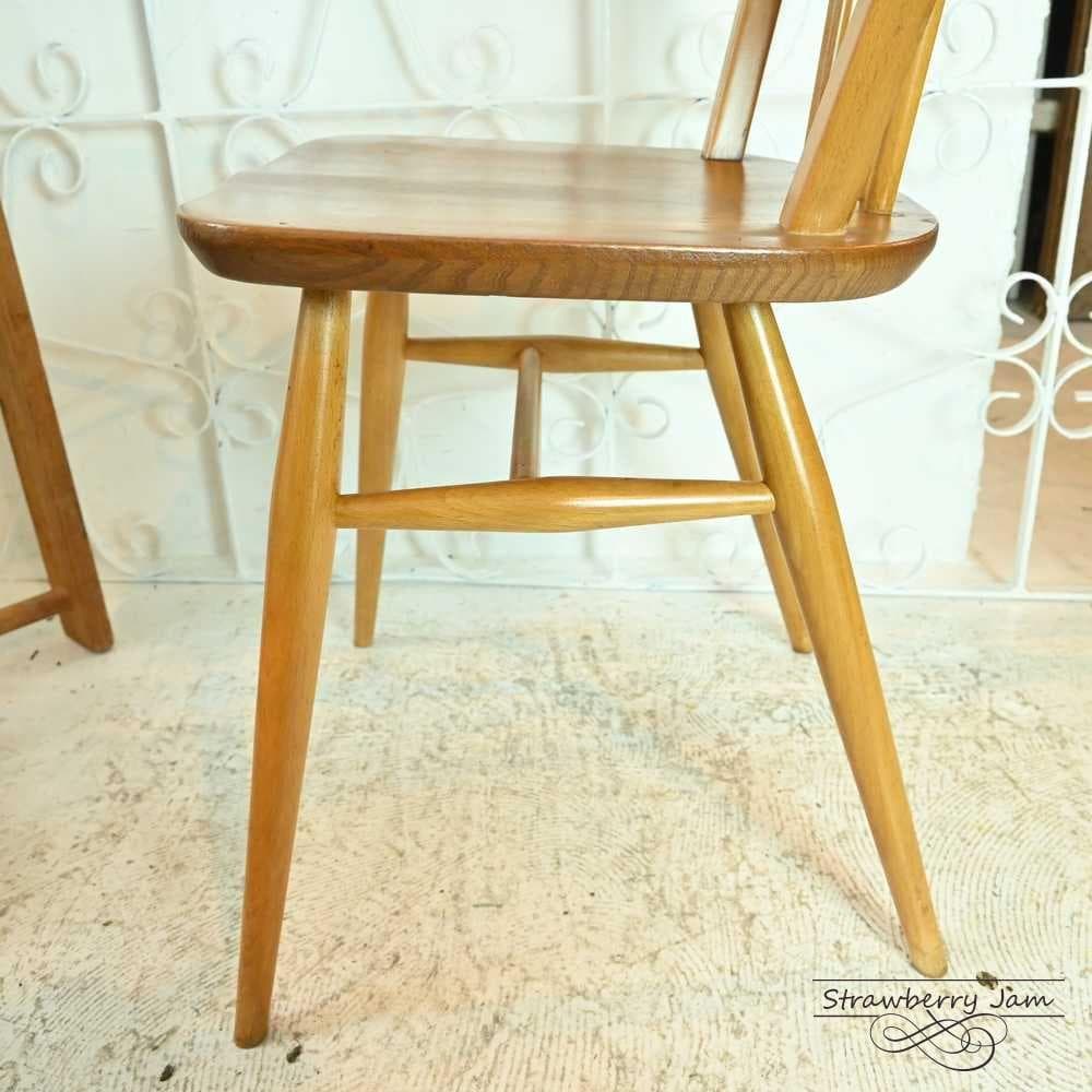 L3705-300-3 英国ヴィンテージ アーコールチェア フープバック ４本