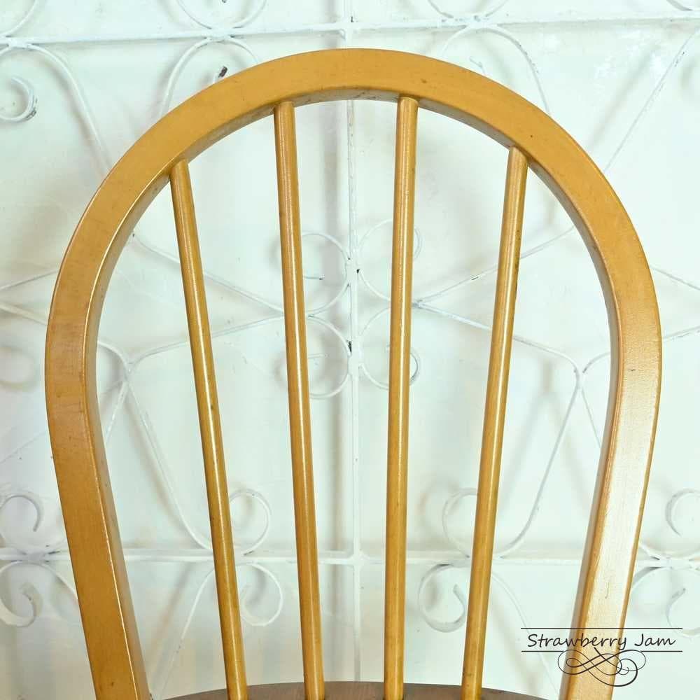 L3705-300-3 英国ヴィンテージ アーコールチェア フープバック ４本