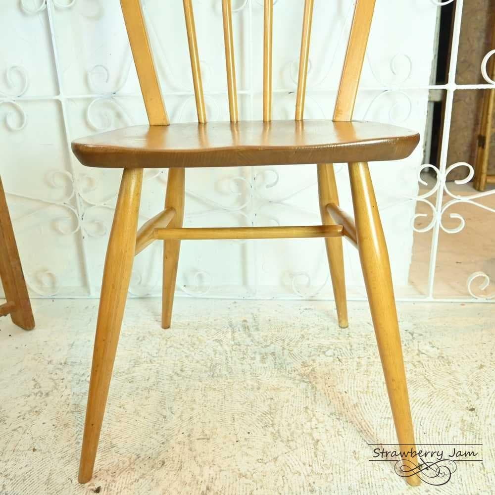 L3705-300-3 英国ヴィンテージ アーコールチェア フープバック ４本