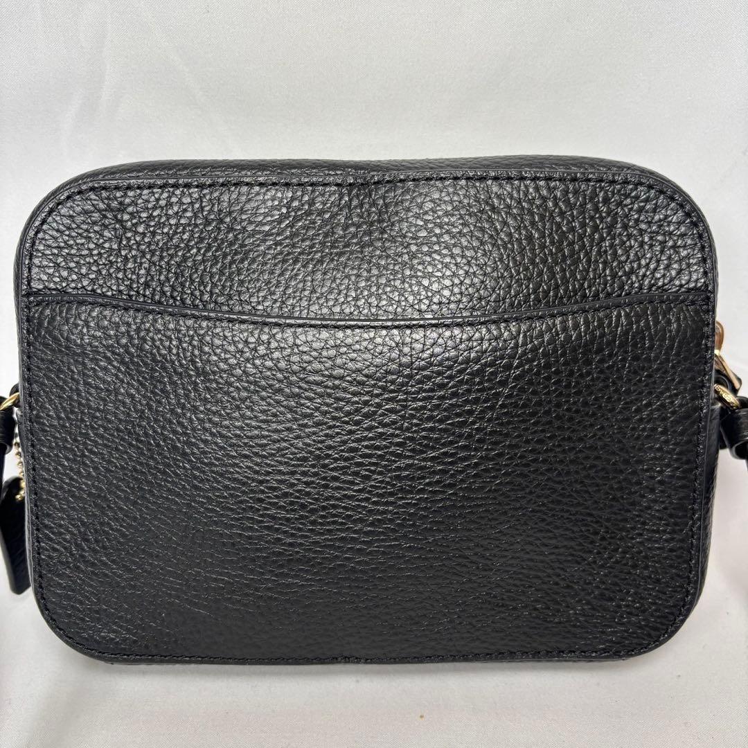 美品 COACH コーチ ショルダーバッグ 斜め掛け カメラバッグ ブラック