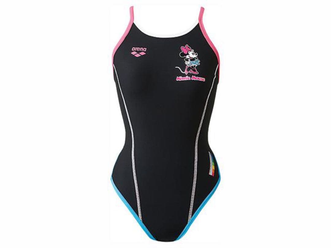 arena ×ディズニー長持ちタフスーツ競泳水着DIS-6353W L BKPT