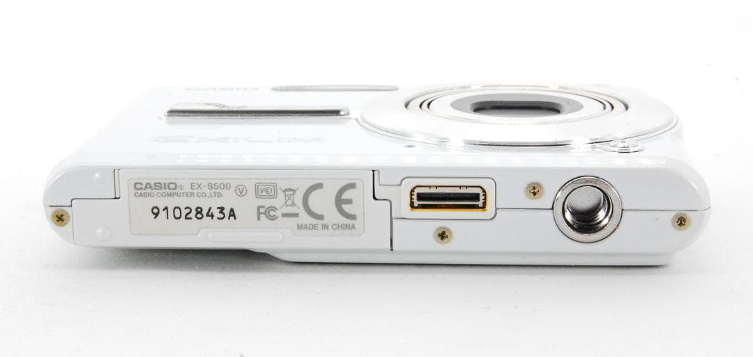 【極上美品】CASIO Exilim EX-S500ホワイト動作確認済41123