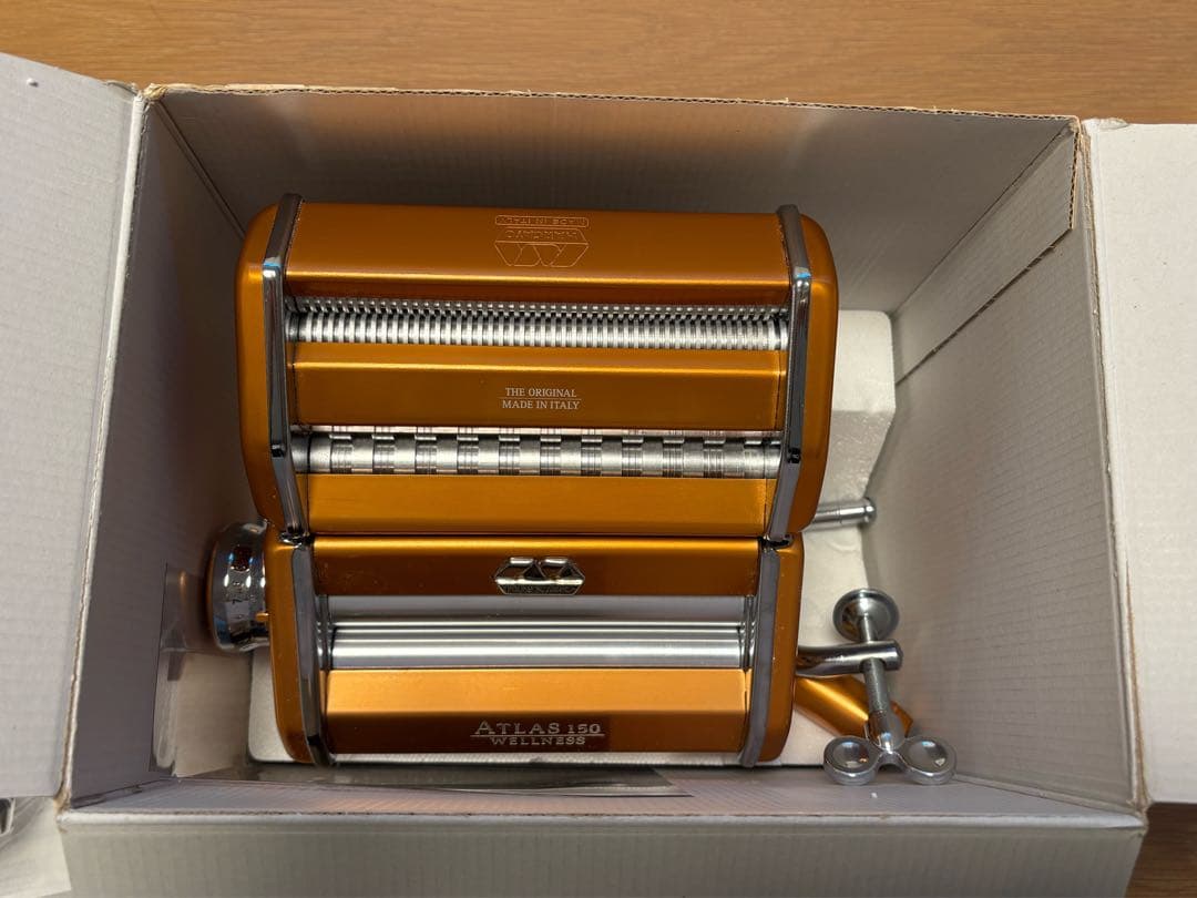 【美品】MARCATO Atlas 150 パスタマシン　生麺　説明書有　箱有
