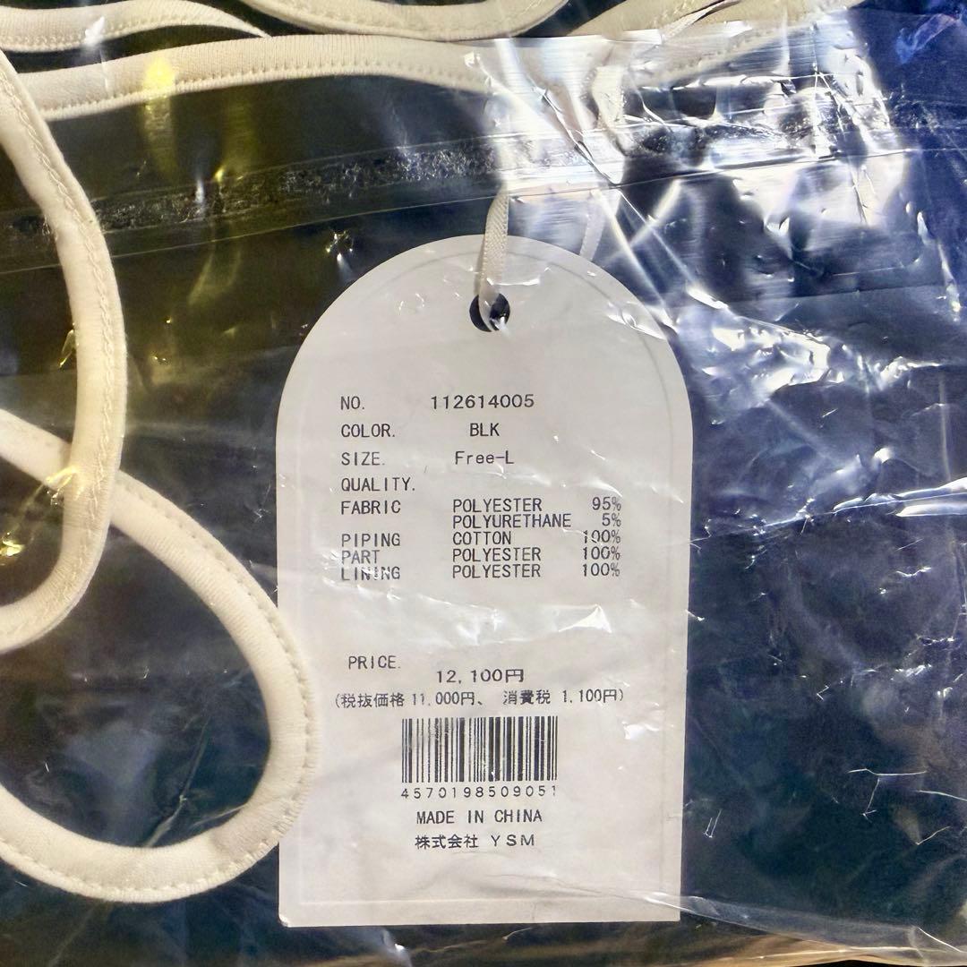 新品　デザインネックリボンミニワンピース　FREE_L Darich