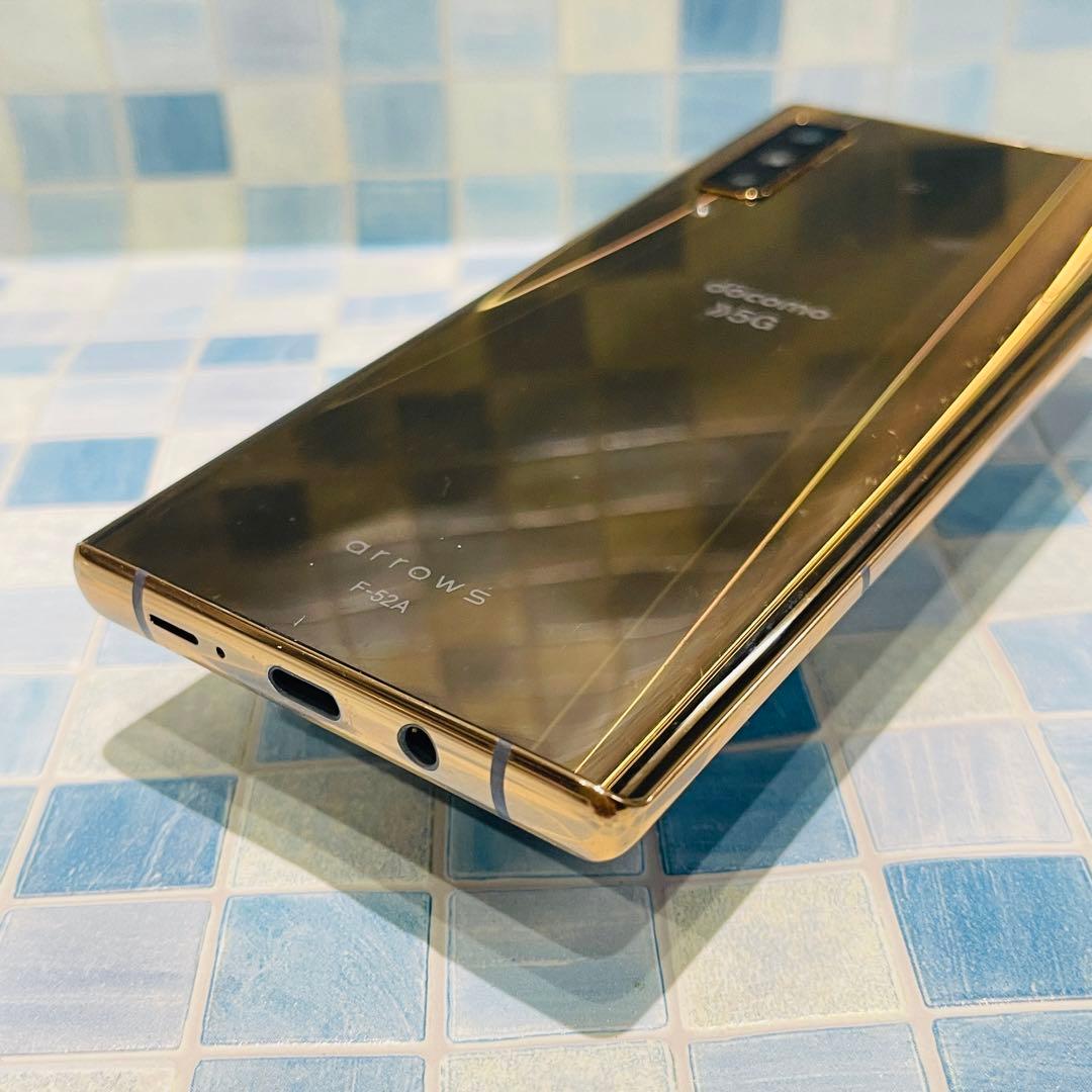 SIMフリー arrows NX9 128GB ゴールド 電池良好