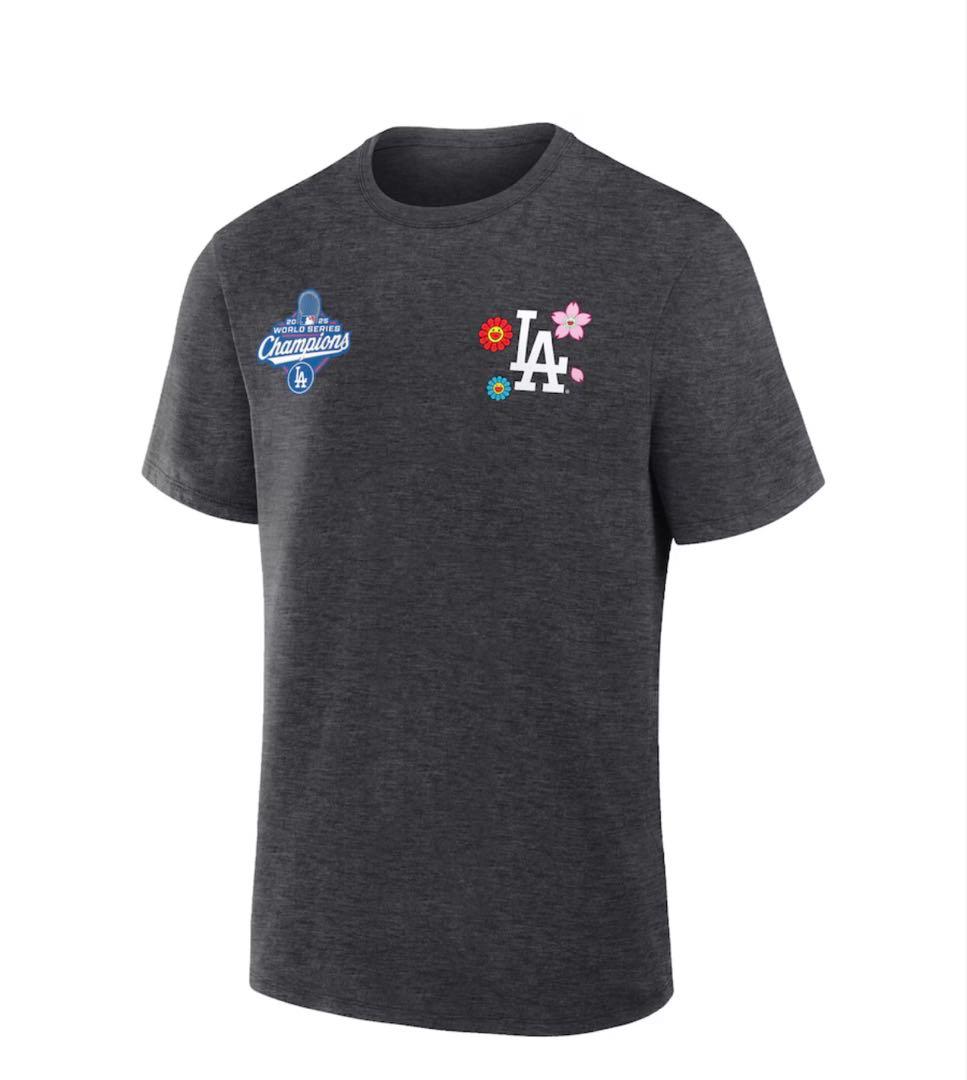 村上隆×ドジャース　2025年ワールドシリーズ優勝Tシャツ