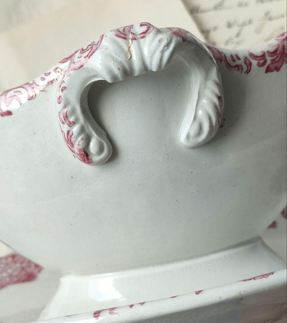 希少　美品　サンタマン　ブールドネージュ　ソーシエール　フランスアンティーク