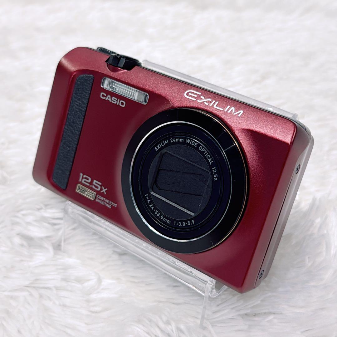 【美品】 CASIO EXILIM EX-ZR310 レッド デジタルカメラ