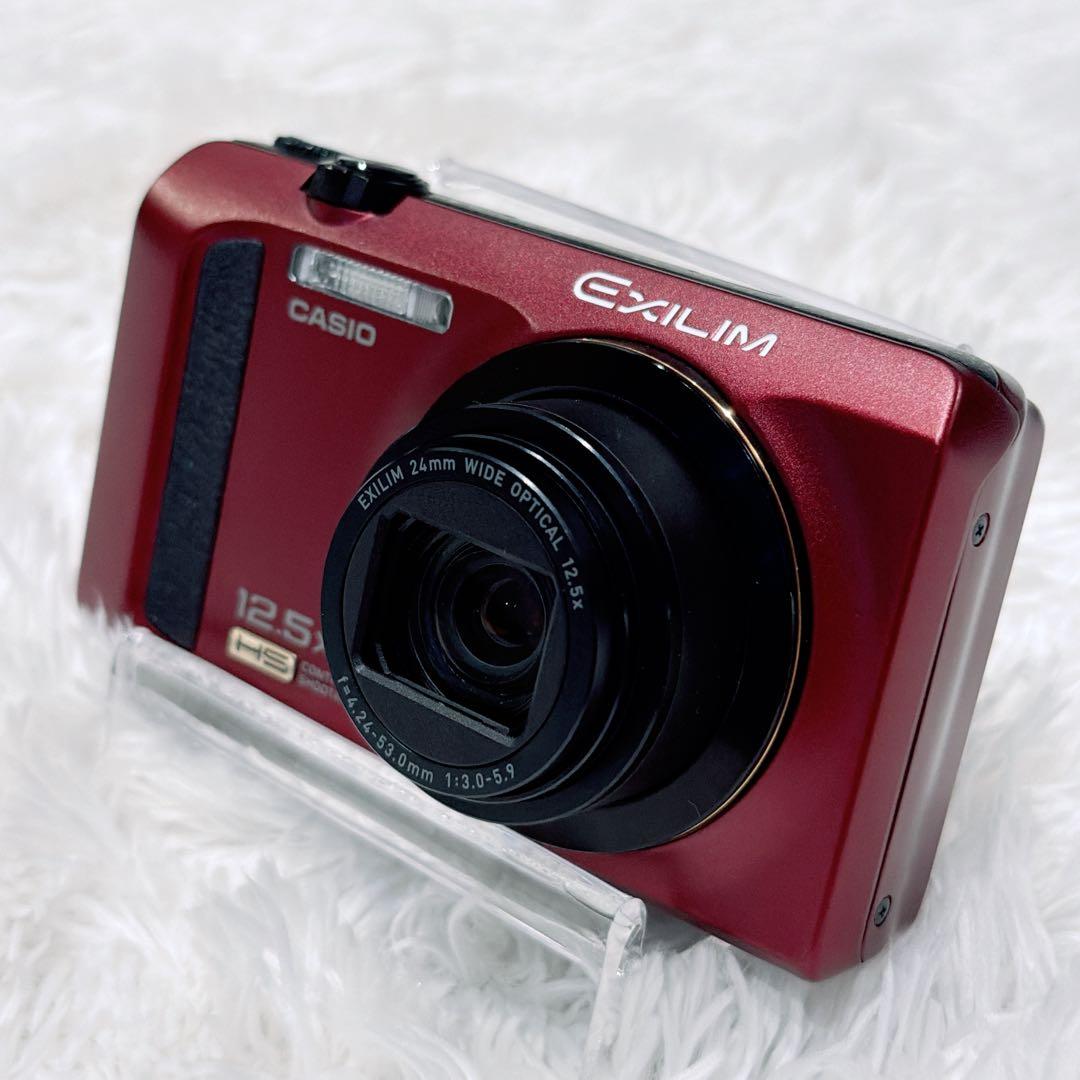 【美品】 CASIO EXILIM EX-ZR310 レッド デジタルカメラ