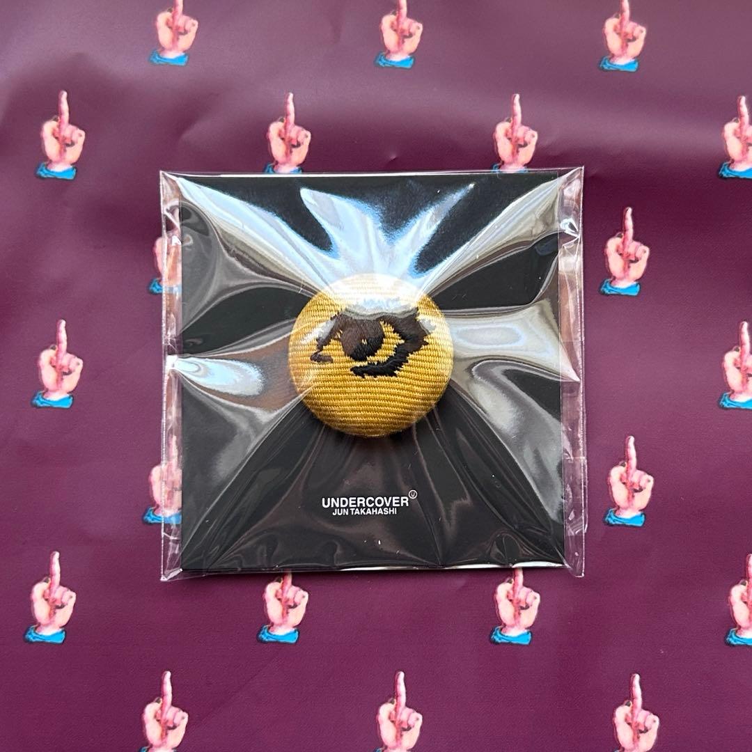 専用 UNDERCOVER 刺繍 バッジ UC1F4X06-2 イエロー