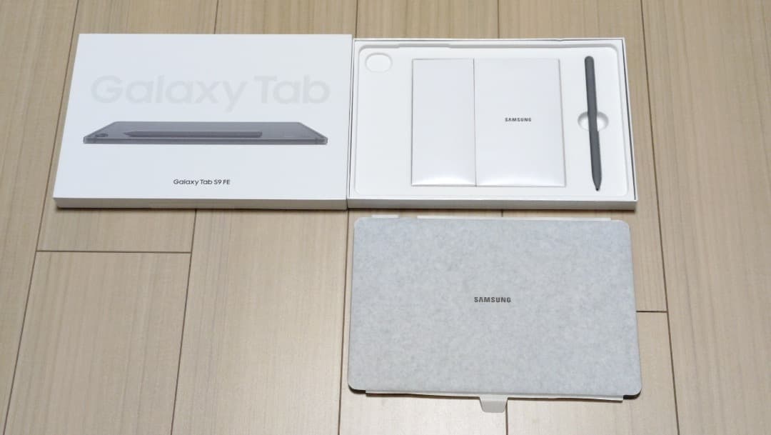 【美品】Galaxy Tab S9 FE本体 + 純正キーボード + S Pen
