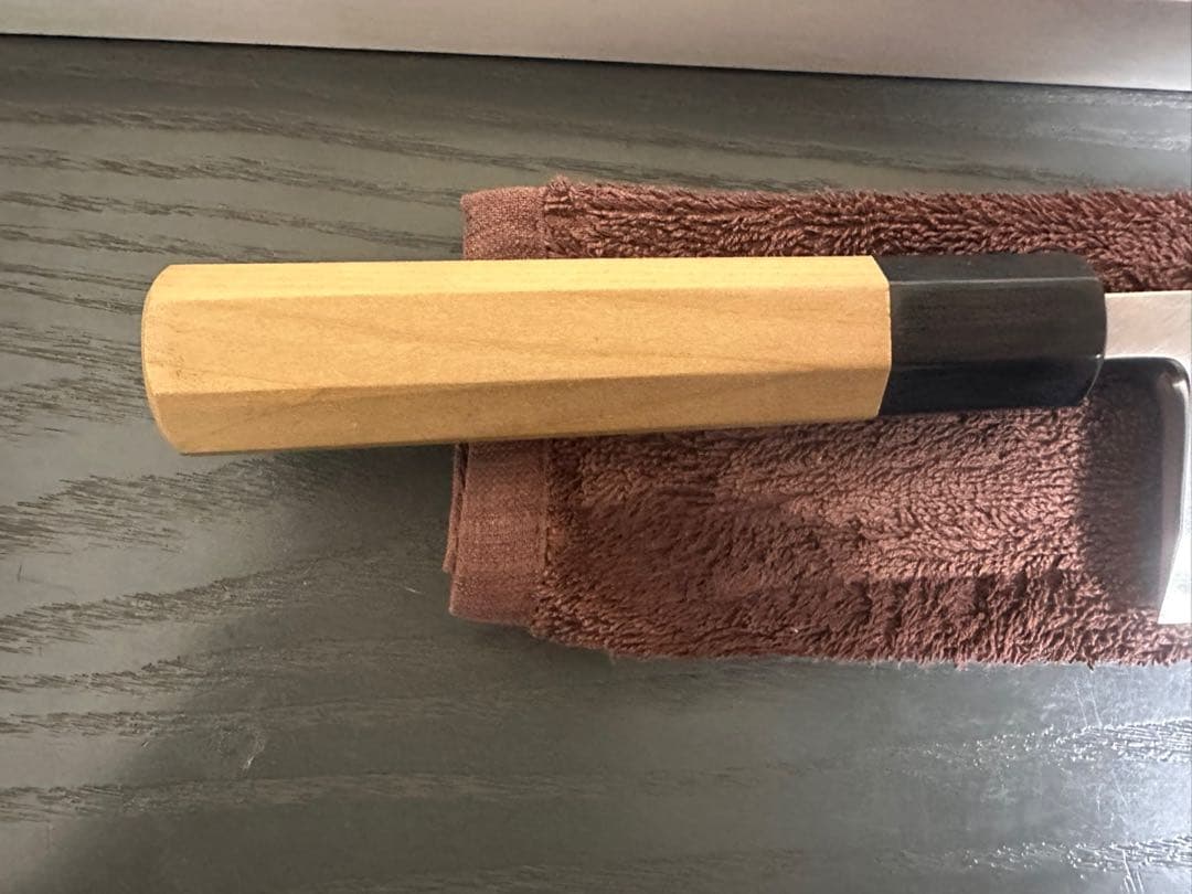 子の日　白極上　本霞　出刃　195 鞘あり