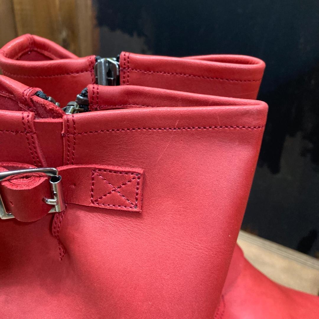 ▼10E　SLOWWEARLION　エンジニアブーツ　レッド　OB-8595SR