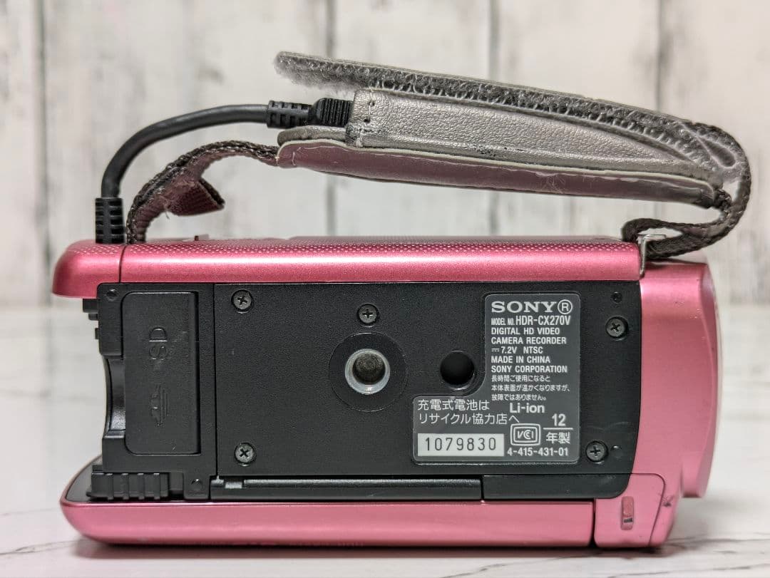 【大人気】SONY　HDR-CX270V　ピンクカラー