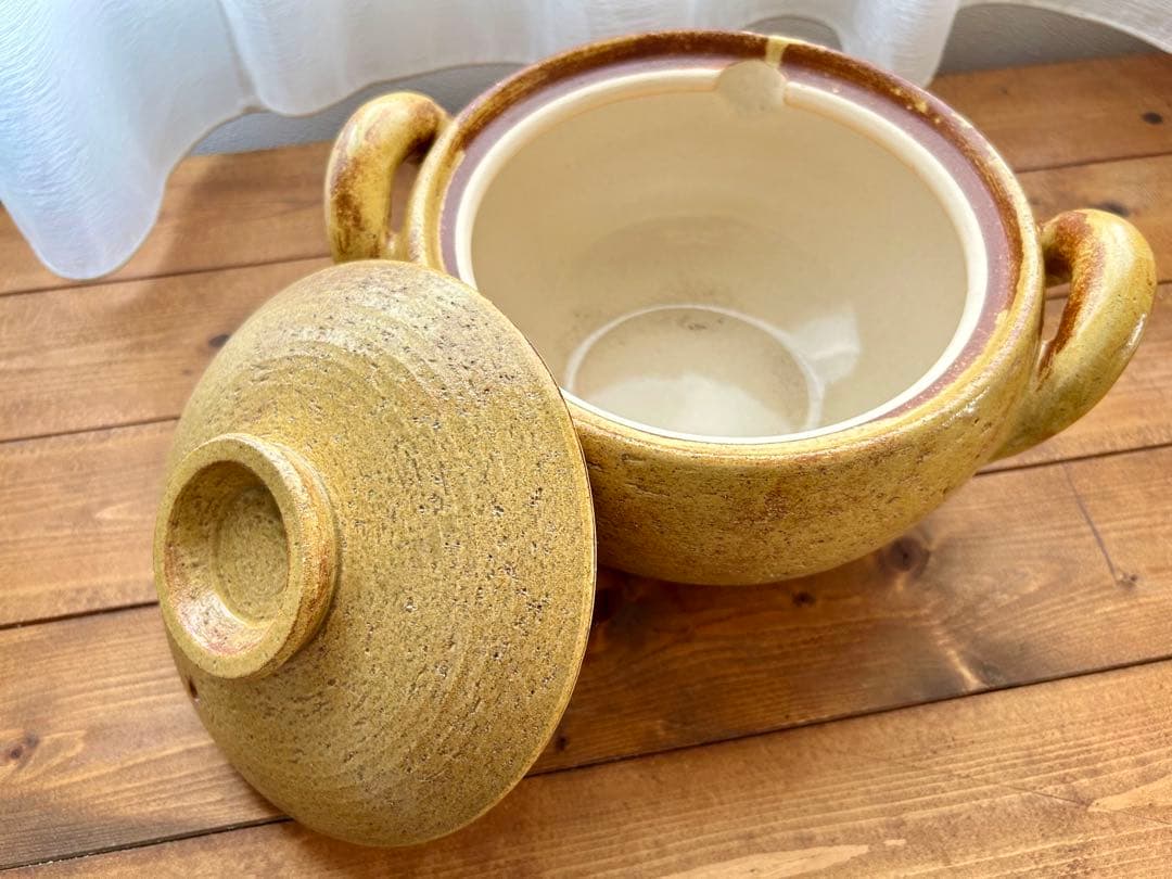 【訳あり値下げ】長谷園 みそ汁鍋 土鍋 大 1800ml 約3~4人用