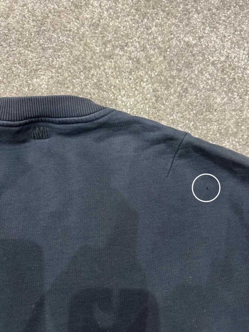 【美品】ami スウェットMサイズ ネイビー