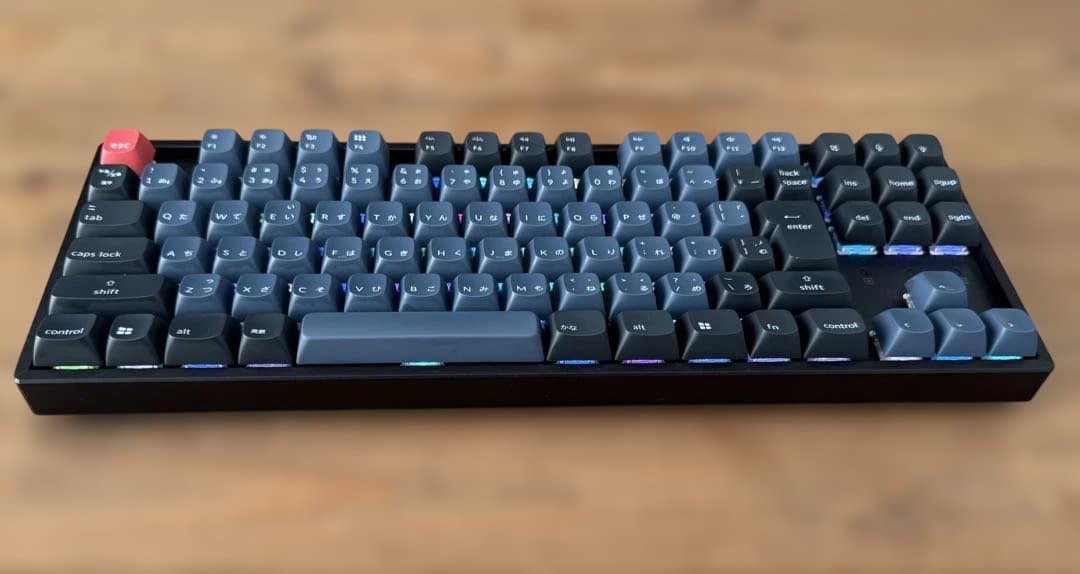 美品☆ Keychron K8 Pro 日本語配列 RGB 赤軸　win/mac