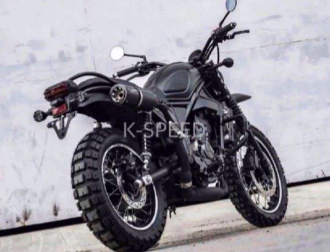 ホンダ CL250-500 ブラック スリップオン エキゾースト