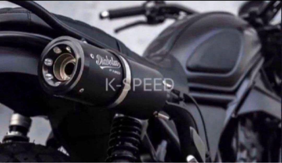 ホンダ CL250-500 ブラック スリップオン エキゾースト