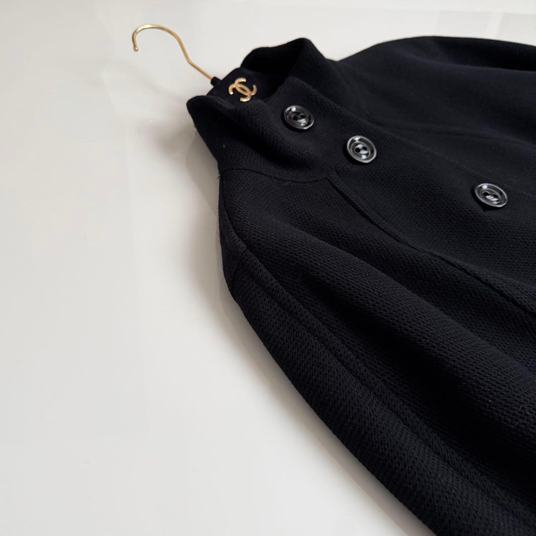 MaxMara STUDIO ♡ スタンドカラーコート 黒