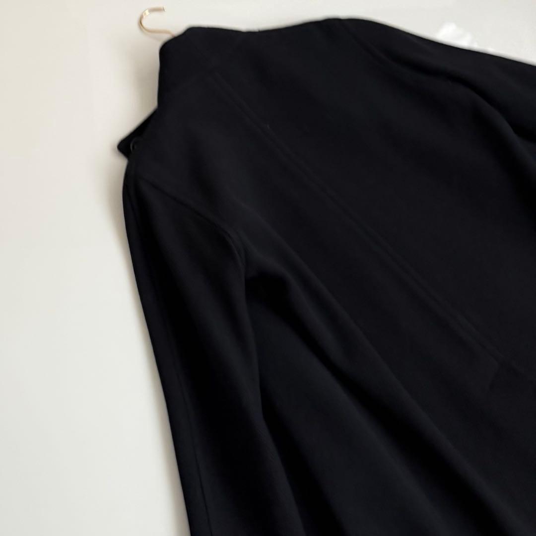 MaxMara STUDIO ♡ スタンドカラーコート 黒