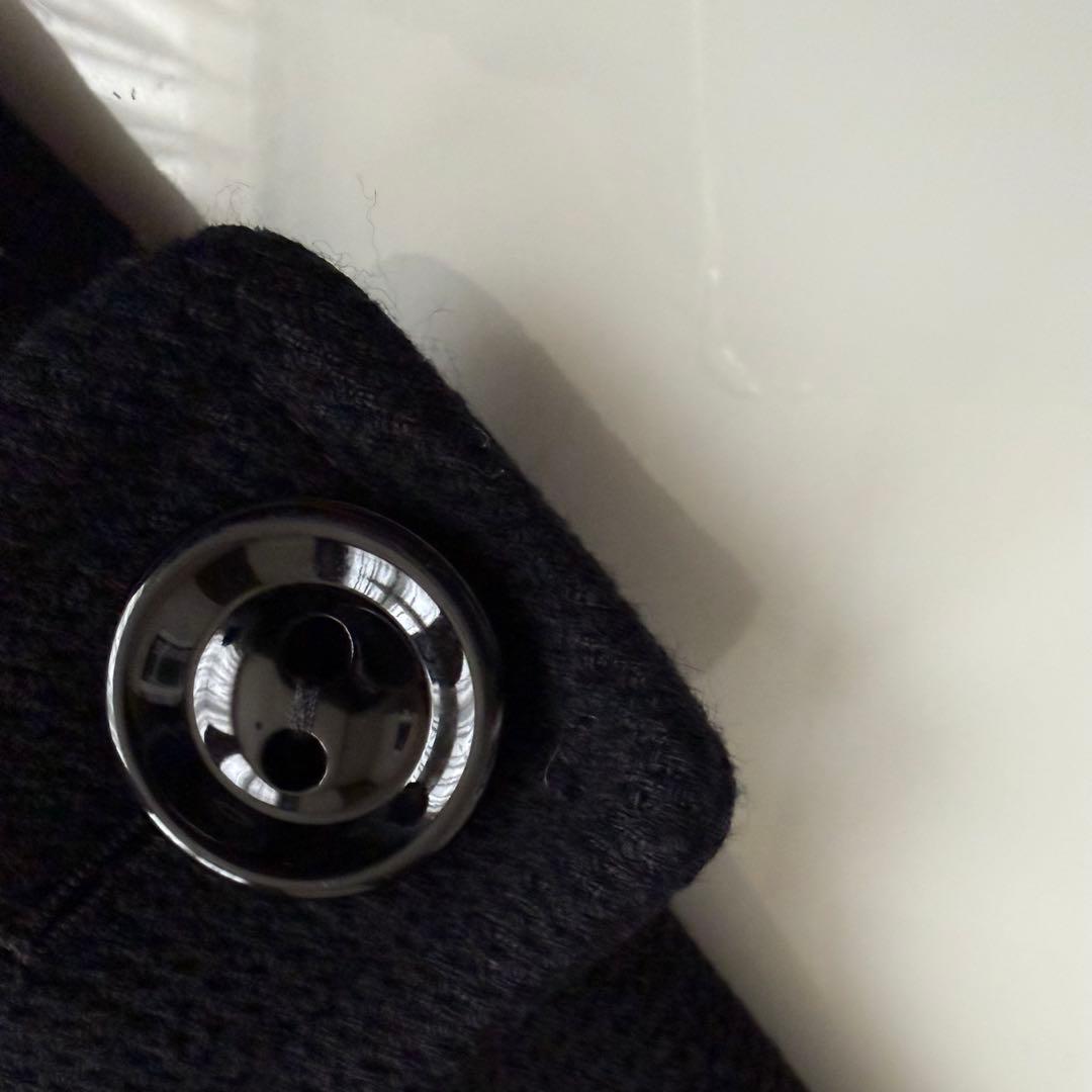 MaxMara STUDIO ♡ スタンドカラーコート 黒