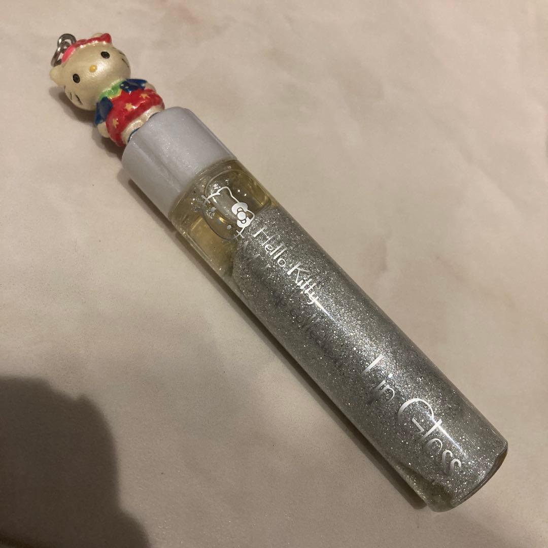 レトロ《2002年 ハローキティ リップグロス》当時物 コスメ☆シルバー