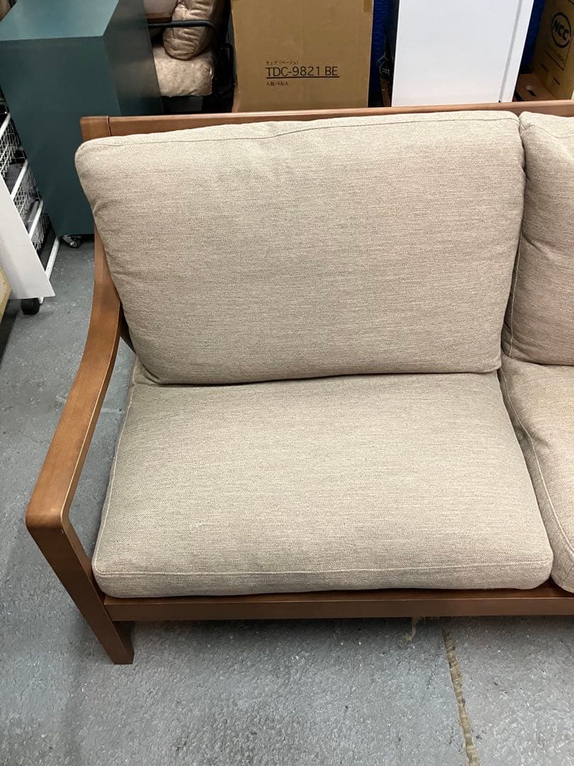 【守口市に引き取り限定】ニトリ 3人掛けソファ