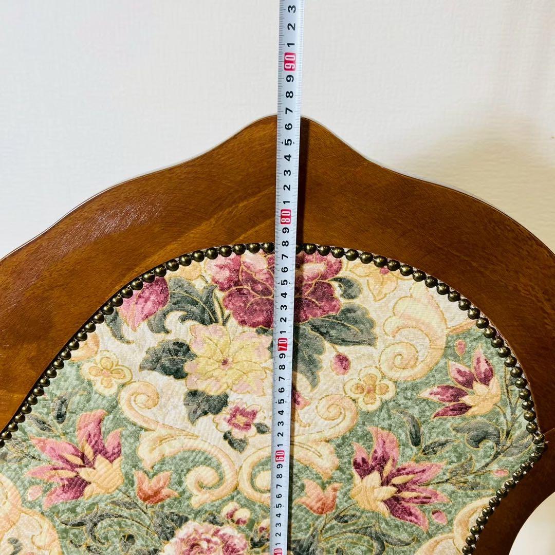 テレフォンベンチ テレフォンチェア 猫脚 猫足 サイドテーブル付き 椅子 木製