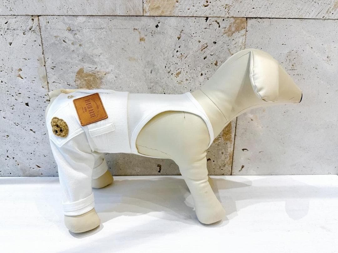 DENIM ROSE ワッペンカラーデニムパンツ