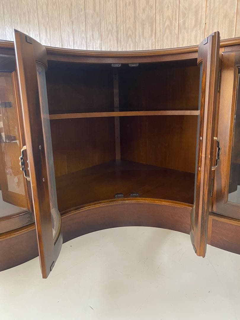 【美品】★レア★カリモク　コロニアルデザイン　ラック　棚　3点セット　コーナー