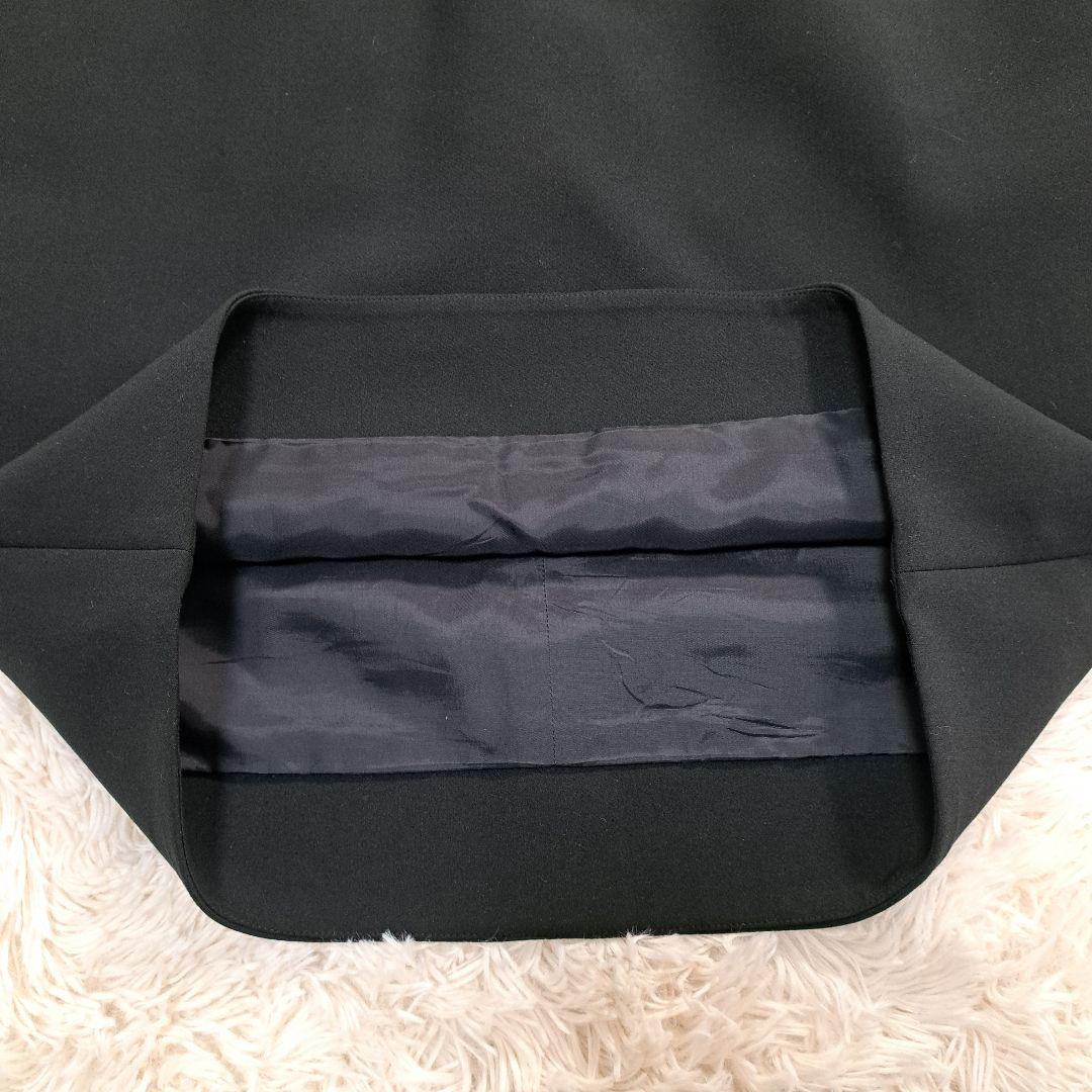 【極美品】YOKO CHAN ワンピース ドレス パール ノースリーブ 黒 38