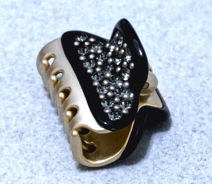 ALEXANDRE DE PARIS　キラキラ　ヘアクリップ　38586